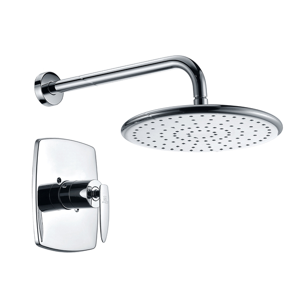 Anzzi Thyme Single Handle Wall Mounted Showerhead in Polished Chrome SH-AZ030